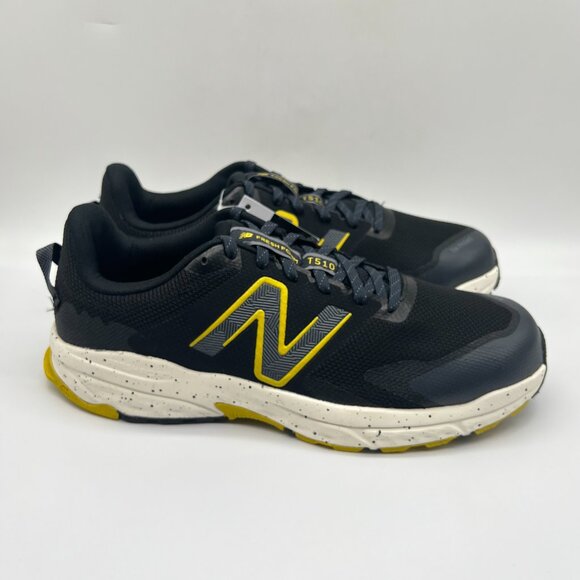 New Balance Mens Size 11 MT510CL6 Black Yellow Sneakers Shoes - Picture 1 of 13